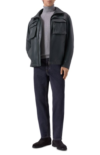 Мужская кожаная куртка MVST, арт. M25.1PM.0011