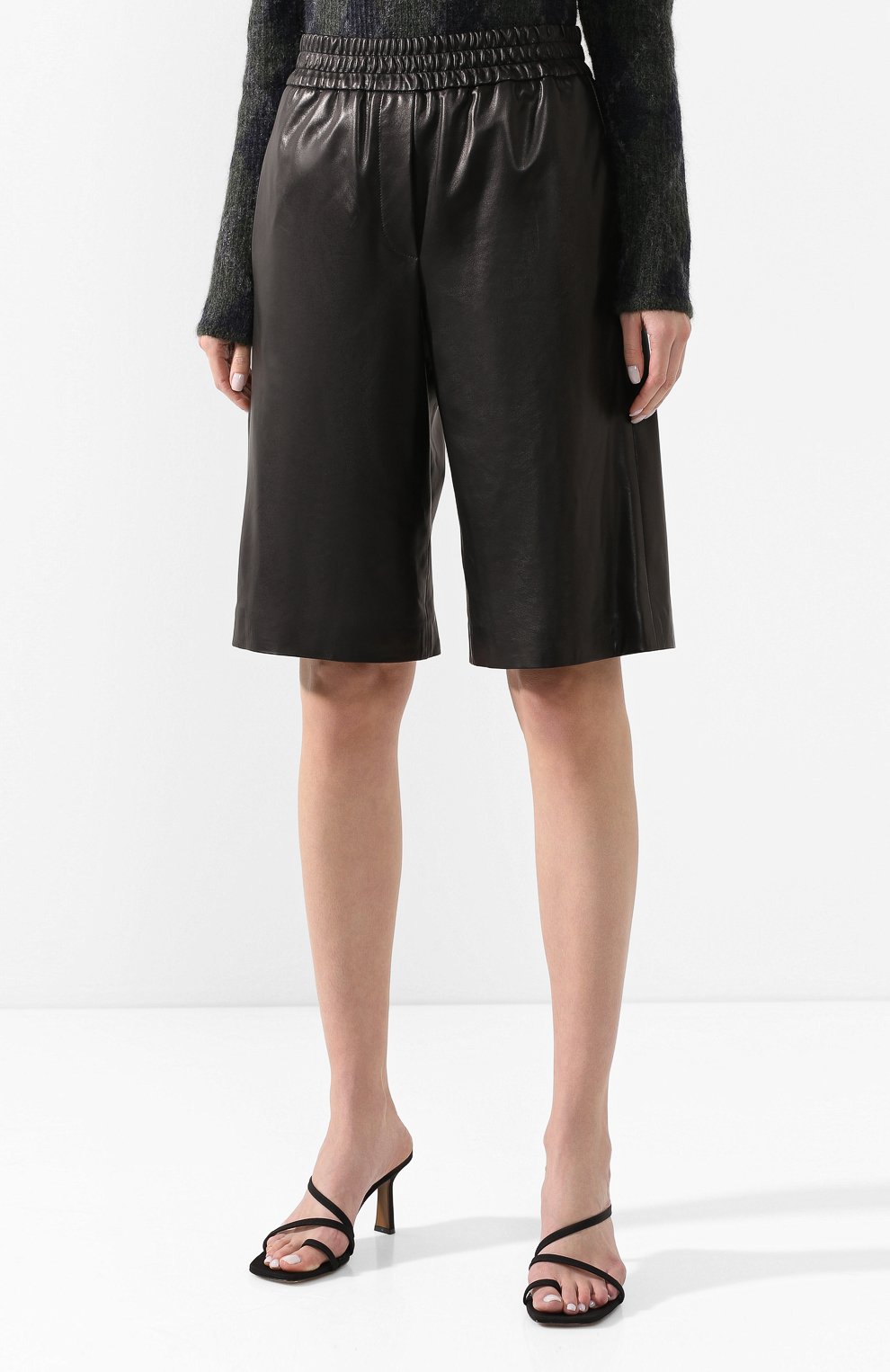 Кожаные шорты BRUNELLO CUCINELLI, арт. M0TANP7233, фото 3
