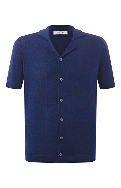 Рубашка изо льна и хлопка GRAN SASSO, арт. 57184/18637, фото 1