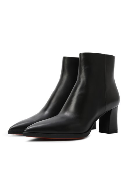 Женские кожаные ботильоны SANTONI, арт. WTEG71231PC4NVGB