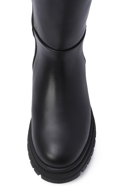 Кожаные сапоги ELISABETTA FRANCHI LA MIA BAMBINA черного цвета по цене 34200 руб., арт. F4A6-E0716-0448999-, фото 4 Кожаные сапоги ELISABETTA FRANCHI LA MIA BAMBINA, арт. F4A6-E0716-0448999-, фото 4