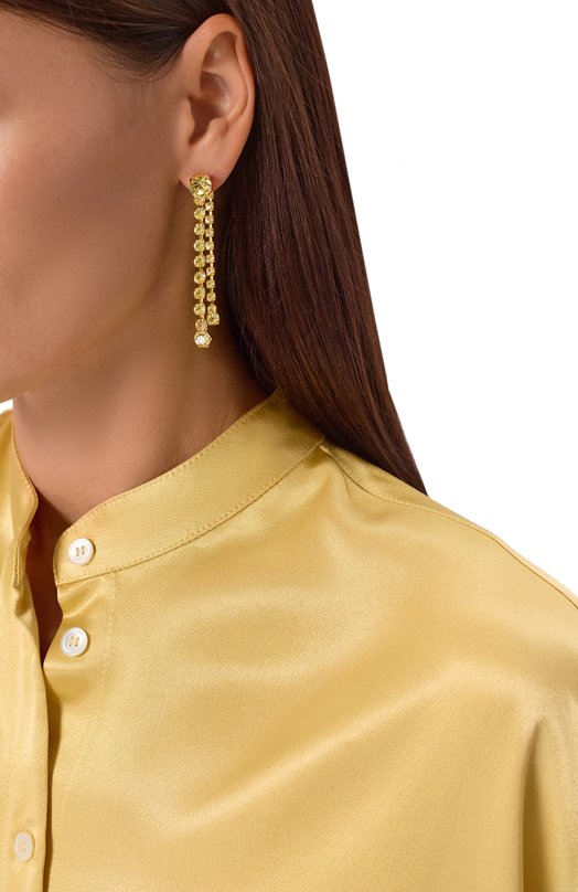 Серьги Crystalline Jewellery 387Y Жёлтый  387Y Фото 2
