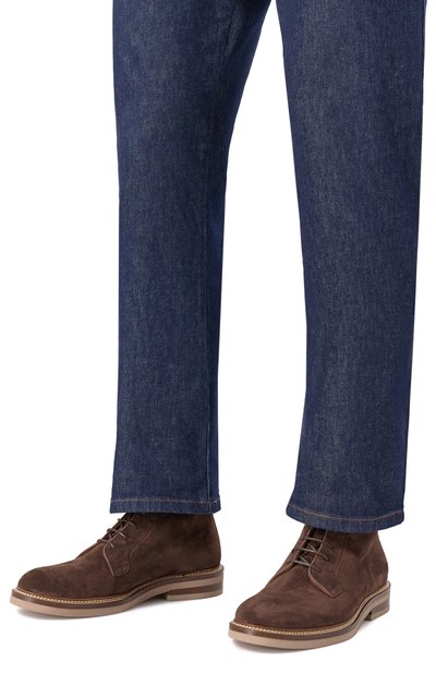 Замшевые ботинки BRUNELLO CUCINELLI, арт. MZUPEAT710, фото 3