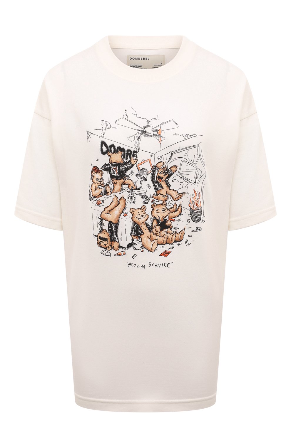 Хлопковая футболка DOMREBEL, арт. R00M SERVICE/T-SHIRT, фото 1