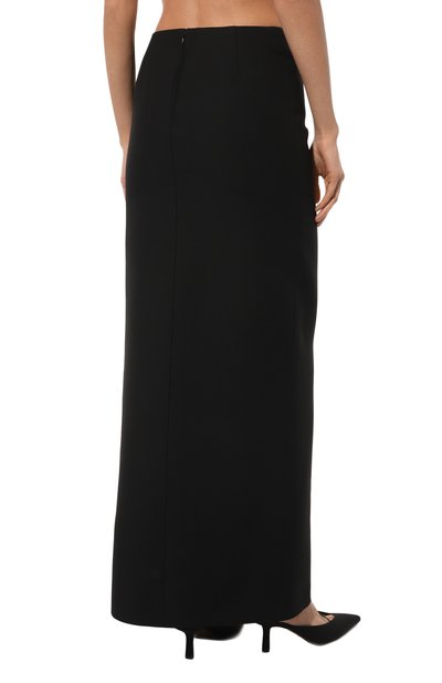 Шерстяная юбка VALENTINO черного цвета по цене 391000 руб., арт. 3B3RAA651CF, фото 4 Шерстяная юбка VALENTINO, арт. 3B3RAA651CF, фото 4