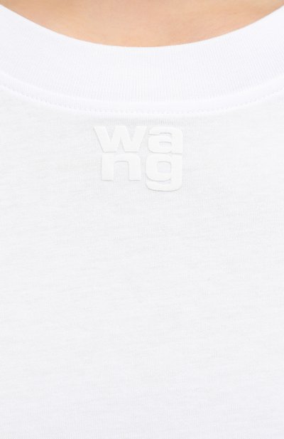 Хлопковая футболка ALEXANDERWANG.T, арт. 4CC1201154, фото 5