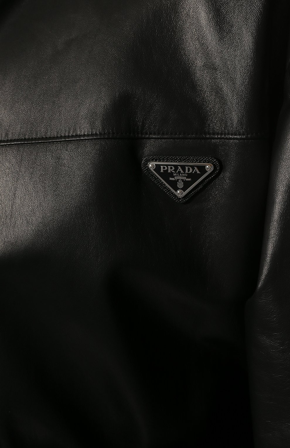 Кожаное пальто PRADA, арт. 56A014-1WDV-F0002, фото 5