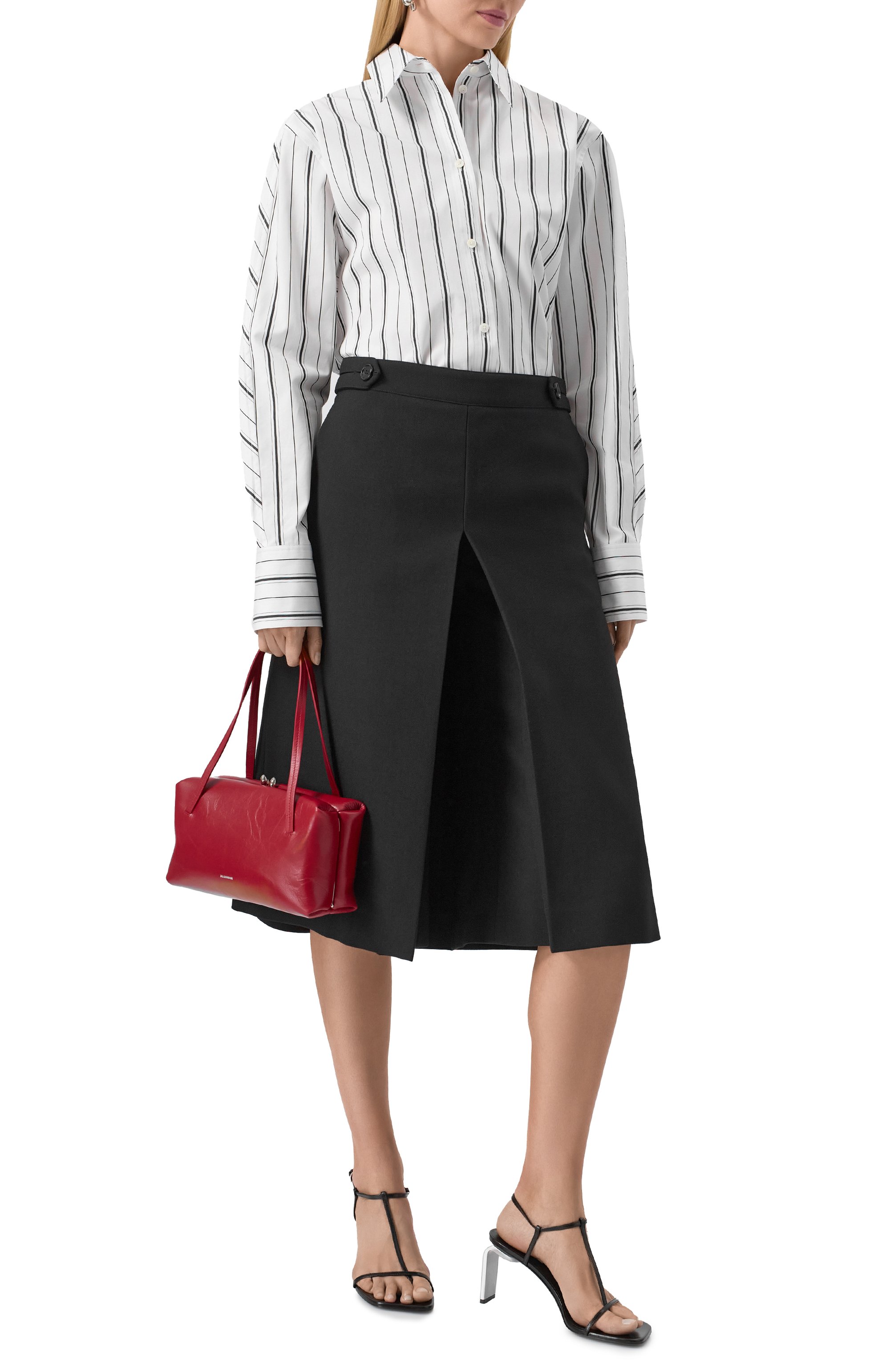 Сумка goji pillow small JIL SANDER красного цвета по цене 279000 руб., арт. J08WD0078-P5635, фото 7 Сумка goji pillow small JIL SANDER, арт. J08WD0078-P5635, фото 7