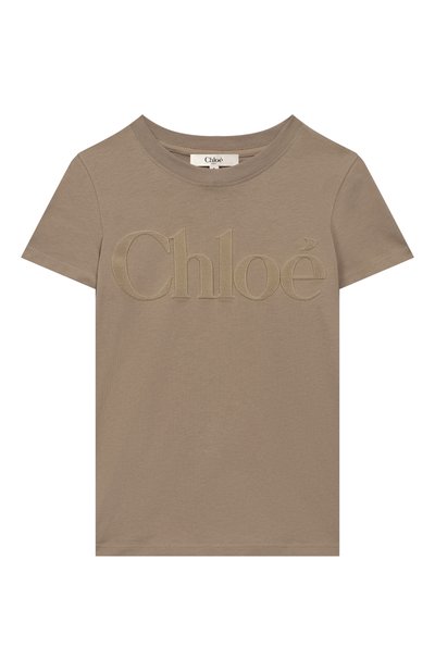 Хлопковая футболка CHLOÉ, арт. C20652