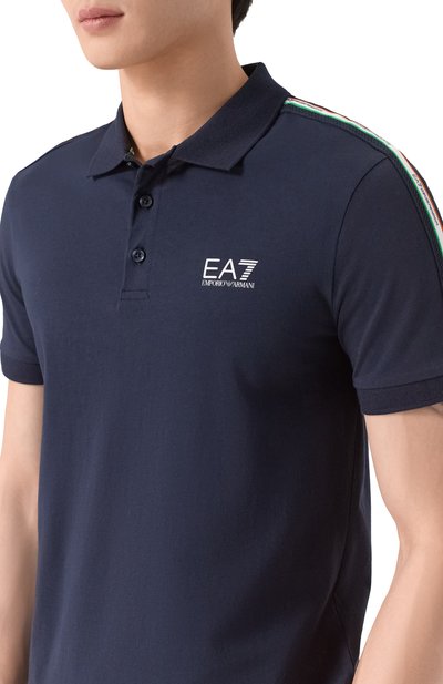 Хлопковое поло EA7, арт. 7M001862/AF12503, фото 5