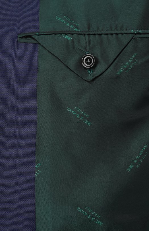 Шерстяной костюм Kiton UA81K0602E10 Синий  UA81K0602E10 Фото 9