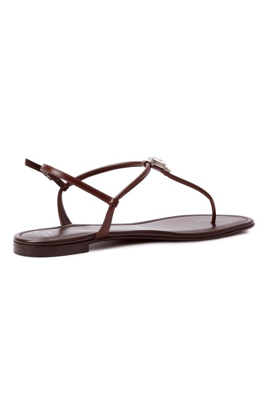 Кожаные сандалии Maeeve Giuseppe Zanotti Design E600011 Коричневый  E600011 Фото 5