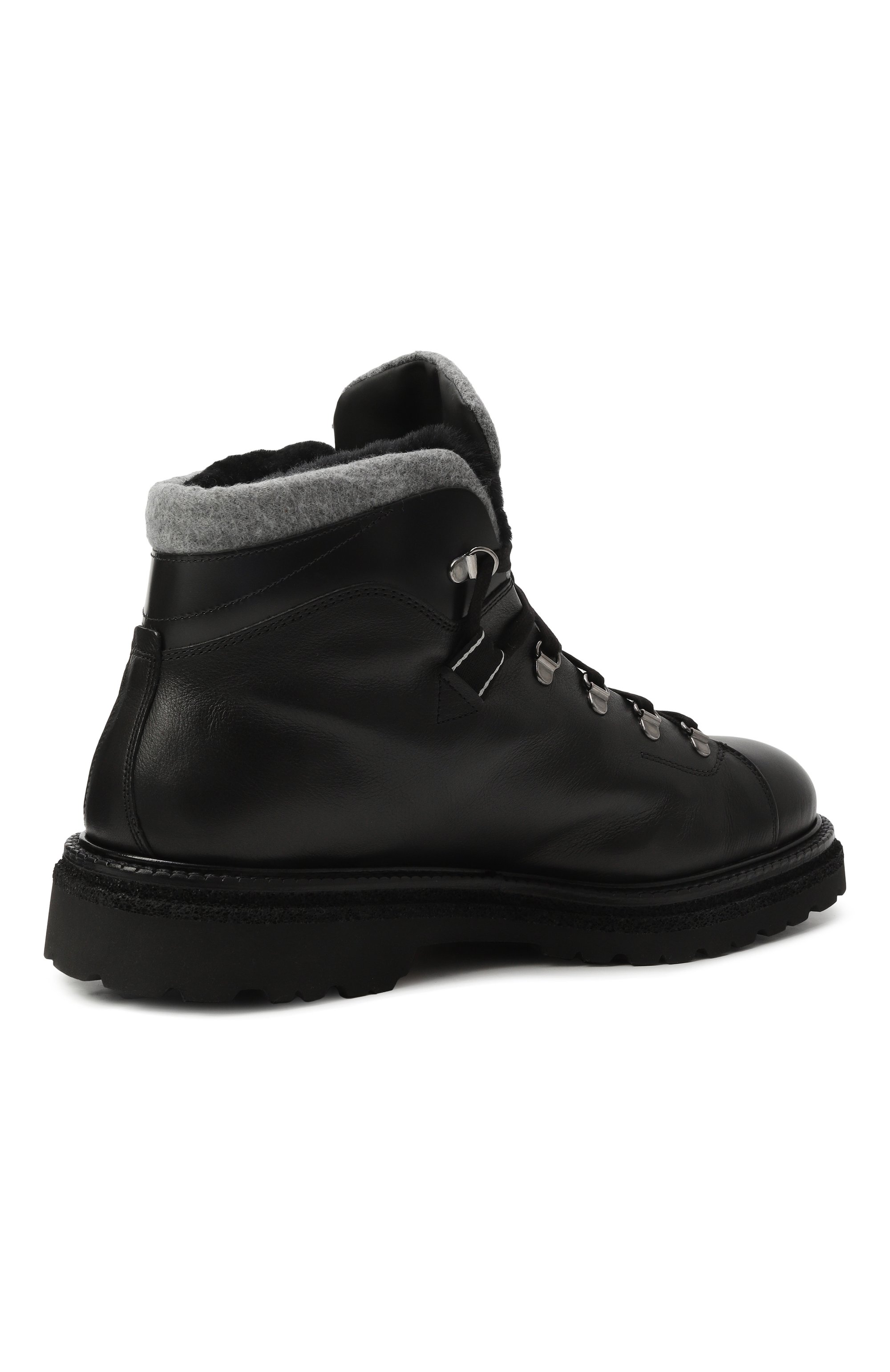 Кожаные ботинки CAMERLENGO черного цвета по цене 68150 руб., арт. 16820/FRIEND/0XF0RD M0NT0NE, фото 5 Кожаные ботинки CAMERLENGO, арт. 16820/FRIEND/0XF0RD M0NT0NE, фото 5