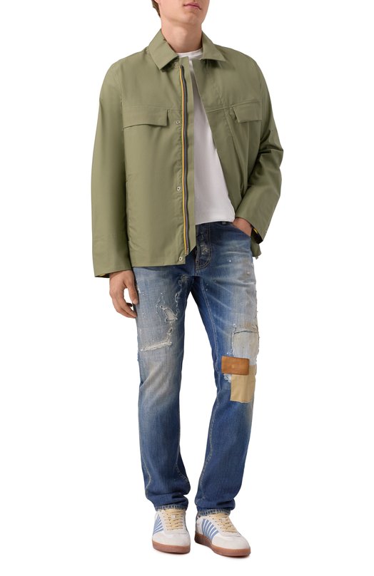Хлопковая футболка Dsquared2 S74GD1449/D20020 Белый  S74GD1449/D20020 Фото 2