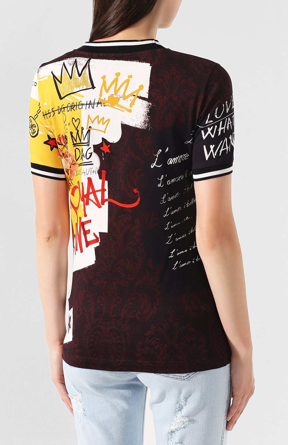 Хлопковая футболка DOLCE & GABBANA, арт. F8L39T/G7TLY, фото 4