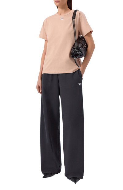 Хлопковая футболка DIESEL, арт. A20399/0JMBB, фото 2