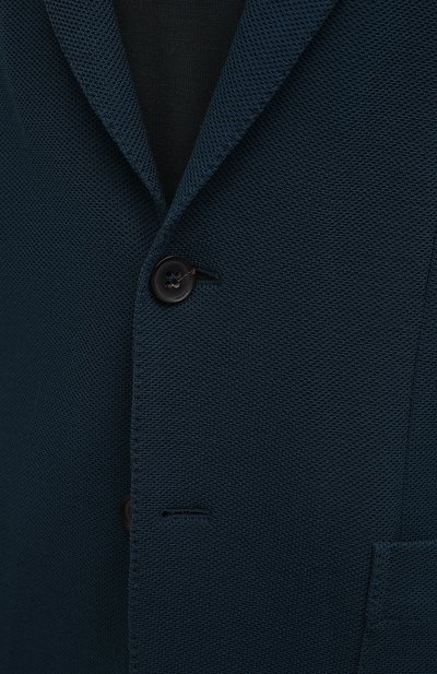 Пиджак из шерсти и хлопка ZEGNA, арт. UYC60/SYF, фото 5