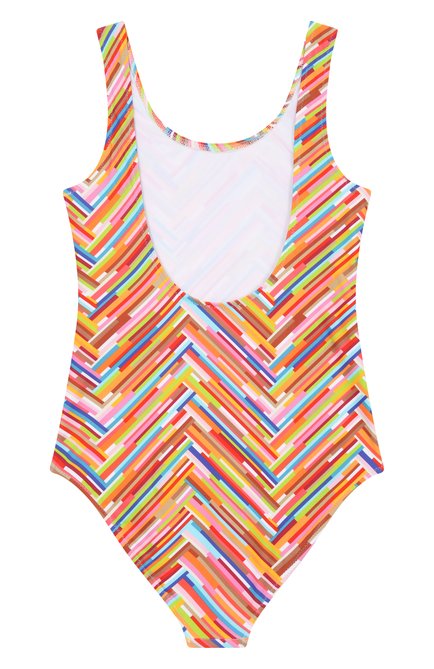 Детского слитный купальник MISSONI разноцветного цвета, арт. MWCA49/Z2891/6-10 | Фото 2 (Нос: Не проставлено; Материал сплава: Проставлено)