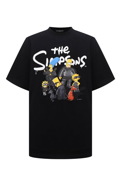 Хлопковая футболка balenciaga x the simpsons BALENCIAGA, арт. 676589/TLVG7, фото 1