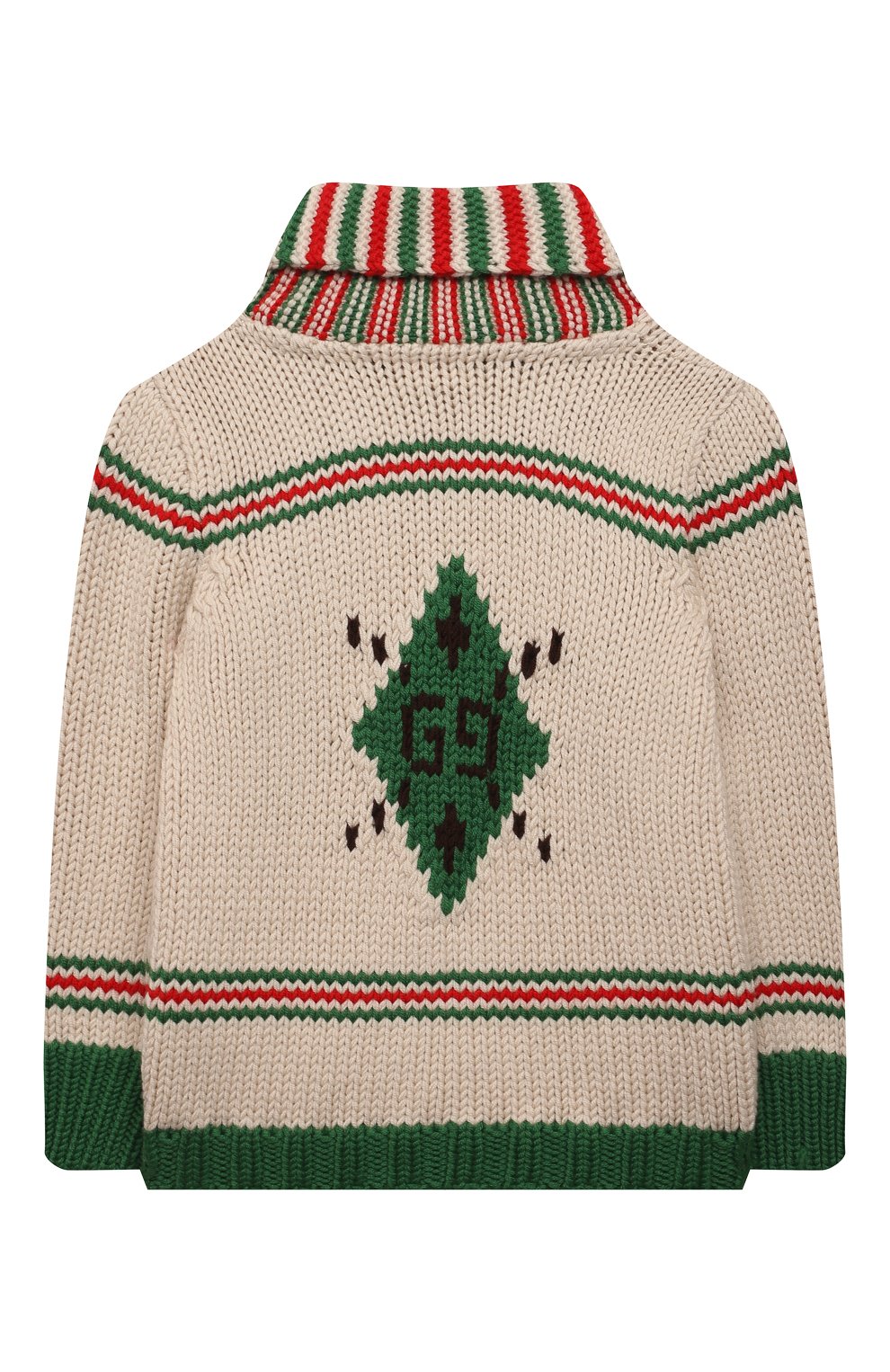 Шерстяной кардиган GUCCI, арт. 653631/XKBWM, фото 2