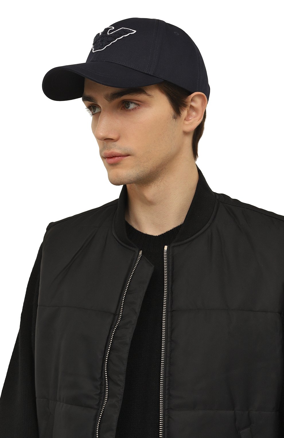 Хлопковая бейсболка EMPORIO ARMANI, арт. 237194/3R496, фото 2