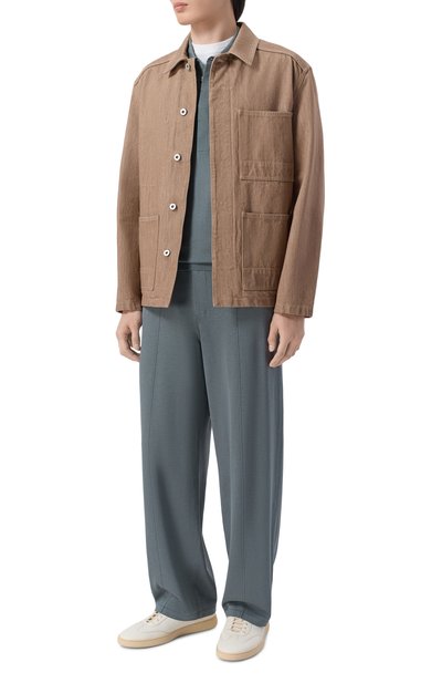 Поло из шелка и хлопка 12 STOREEZ, арт. 136284, фото 2