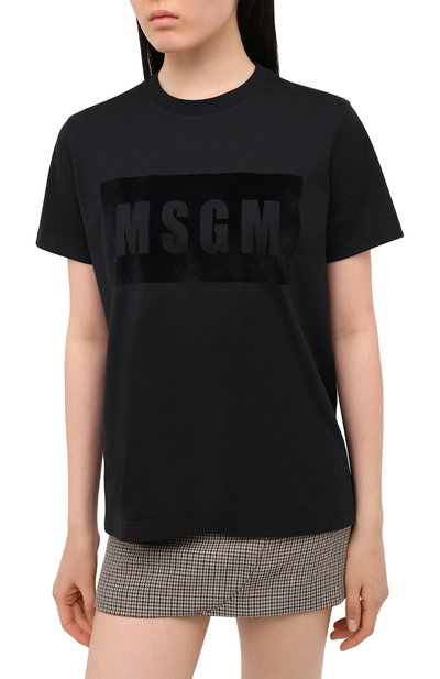 Хлопковая футболка MSGM, арт. 2941MDM169 207798, фото 3