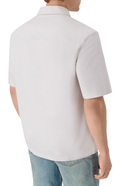 Рубашка из хлопка и лиоцелла 12 STOREEZ, арт. 132165, фото 4