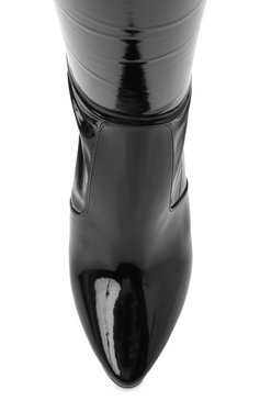 Комбинированные ботфорты aylah SAINT LAURENT, арт. 637457/1LW10, фото 5