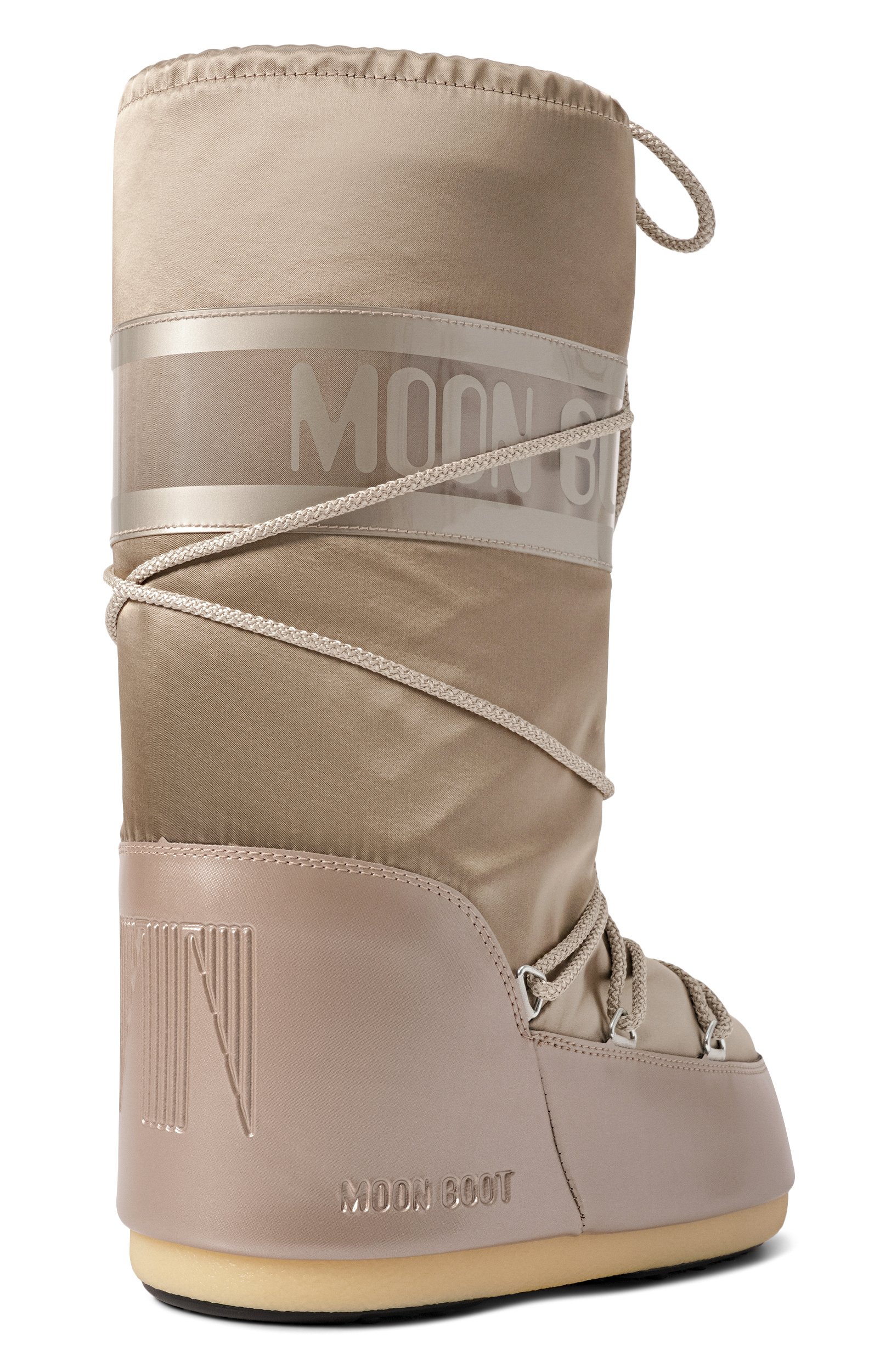 Текстильные сапоги icon MOON BOOT золотого цвета по цене 29050 руб., арт. 80D1401680, фото 5 Текстильные сапоги icon MOON BOOT, арт. 80D1401680, фото 5
