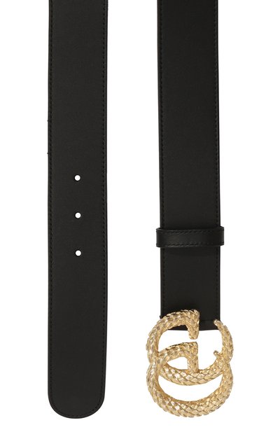 Кожаный ремень GUCCI черного цвета по цене 67680 руб., арт. 582348 AP00G, фото 3 Кожаный ремень GUCCI, арт. 582348 AP00G, фото 3