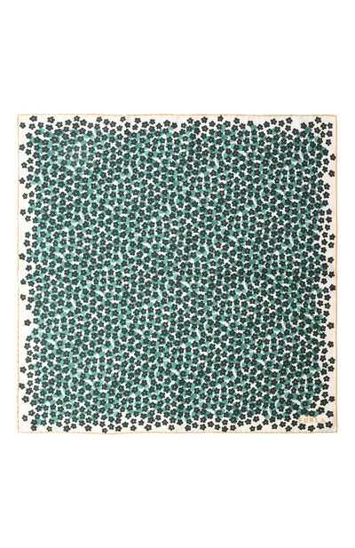 Шелковый платок FURLA зеленого цвета по цене 12000 руб., арт. WT00099/BX4224, фото 4 Шелковый платок FURLA, арт. WT00099/BX4224, фото 4