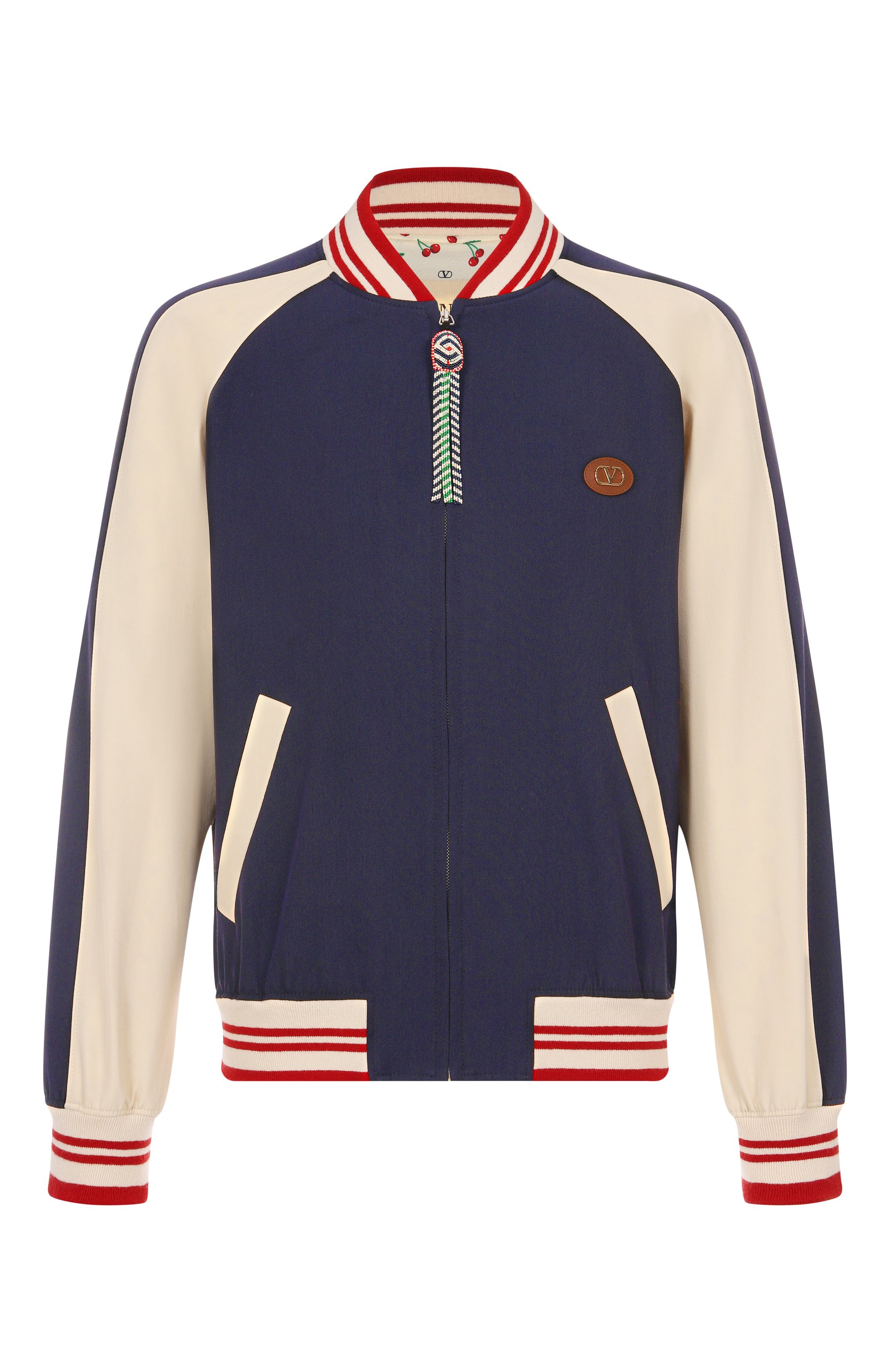 Бомбер из шерсти и хлопка VALENTINO разноцветного цвета по цене 456000 руб., арт. 7V3CIP63/AWS, фото 1 Бомбер из шерсти и хлопка VALENTINO, арт. 7V3CIP63/AWS, фото 1