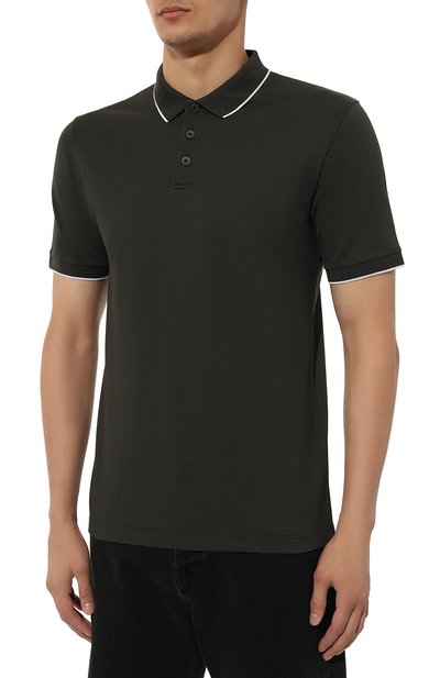 Хлопковое поло GIORGIO ARMANI, арт. 3KSF75/SJMZZ, фото 3