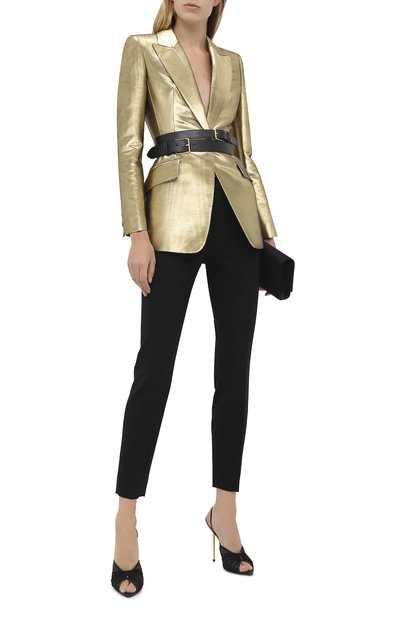 Жакет из хлопка и шелка ALEXANDER MCQUEEN, арт. 610279/QEACC, фото 2