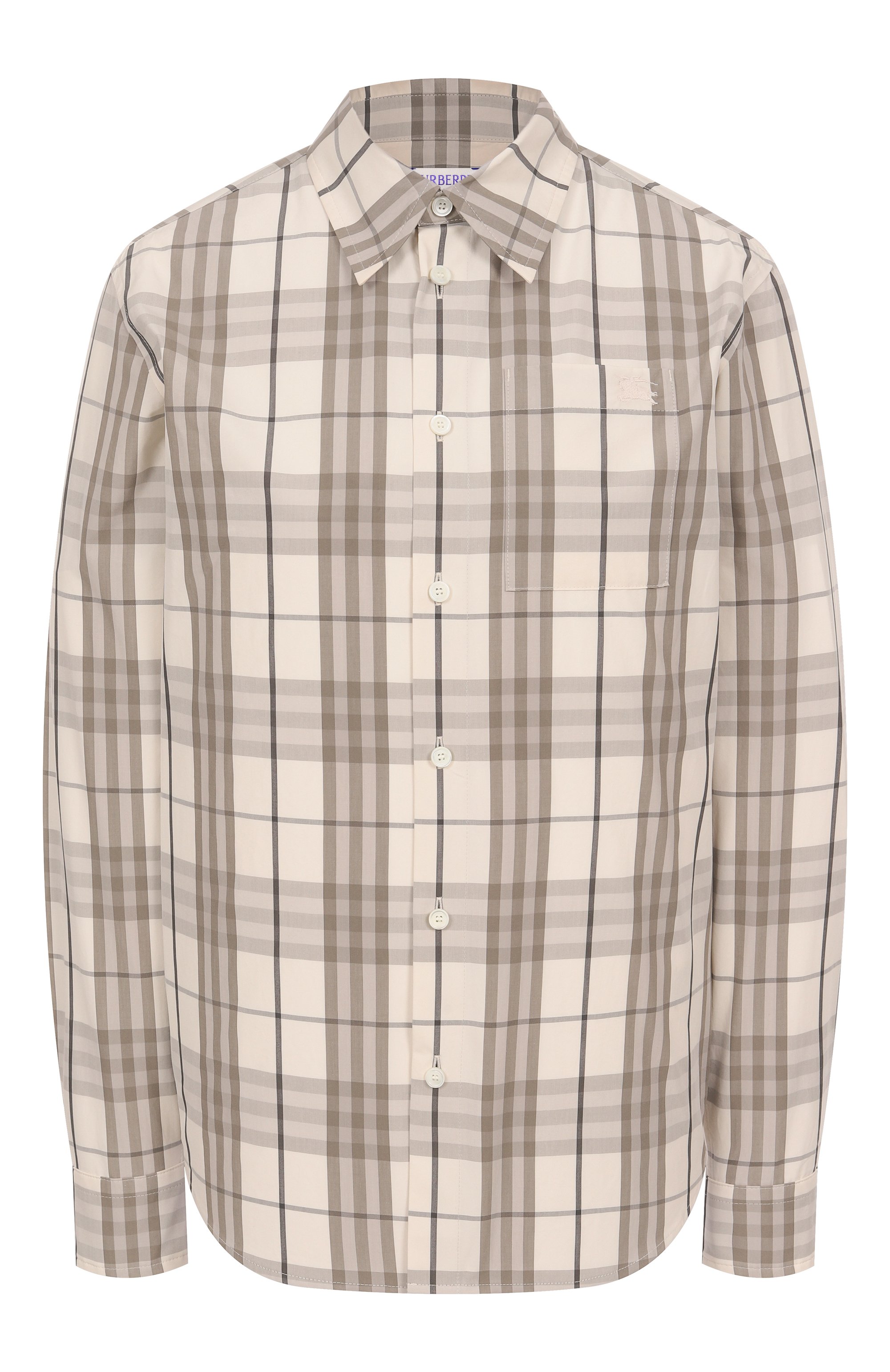 Хлопковая рубашка BURBERRY, арт. 8108663, фото 1