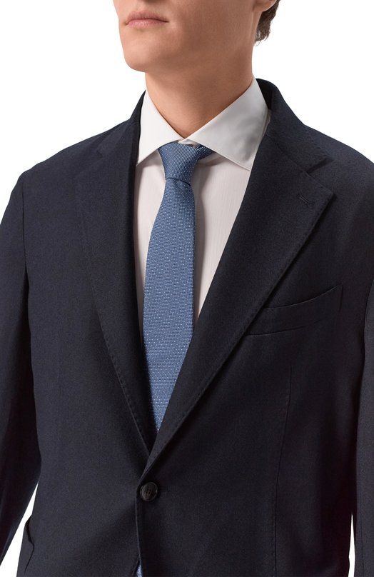 Галстук HUGO 50520645 Голубой  50520645 Фото 2