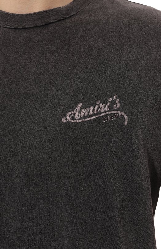 Хлопковая футболка Amiri AMJYTE1097 Серый  AMJYTE1097 Фото 5