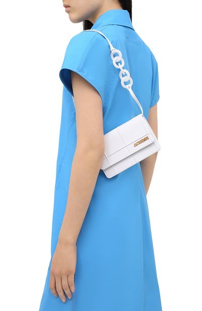Сумка le riviera mini JACQUEMUS белого цвета по цене 63000 руб., арт. 203BA09/308100, фото 5 Сумка le riviera mini JACQUEMUS, арт. 203BA09/308100, фото 5