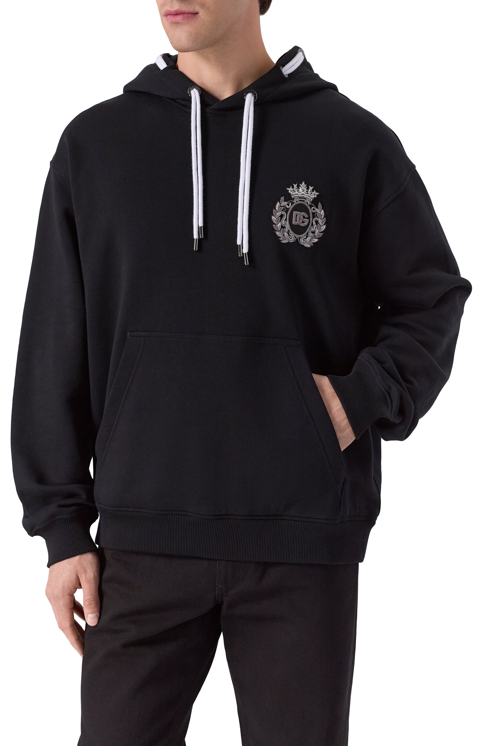 Хлопковое худи DOLCE & GABBANA, арт. G9BSGZ/G7PFU, фото 3