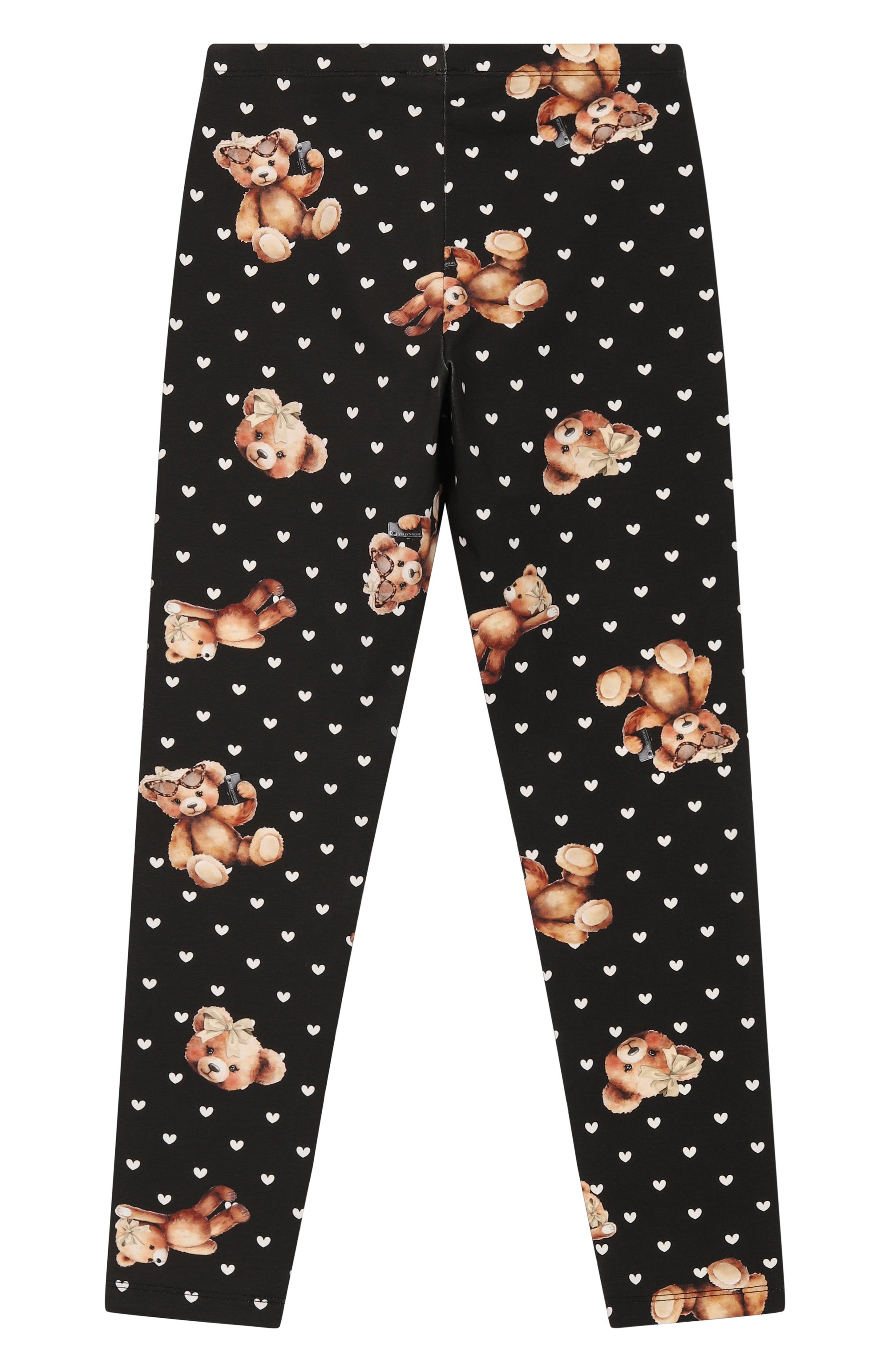 Хлопковые леггинсы MONNALISA, арт. 19F413NP, фото 2