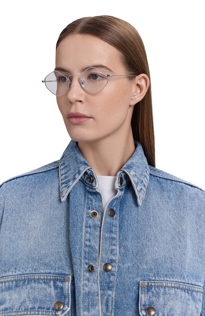 Оправа EYEPETIZER серебряного цвета по цене 20850 руб., арт. AMELIE 1 0PT, фото 3 Оправа EYEPETIZER, арт. AMELIE 1 0PT, фото 3