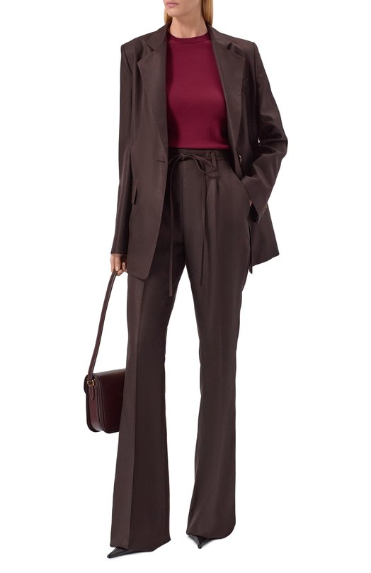 Шерстяной пуловер MVST M0-M25.1MW.K403/34-48 Бордовый  M0-M25.1MW.K403/34-48 Фото 2