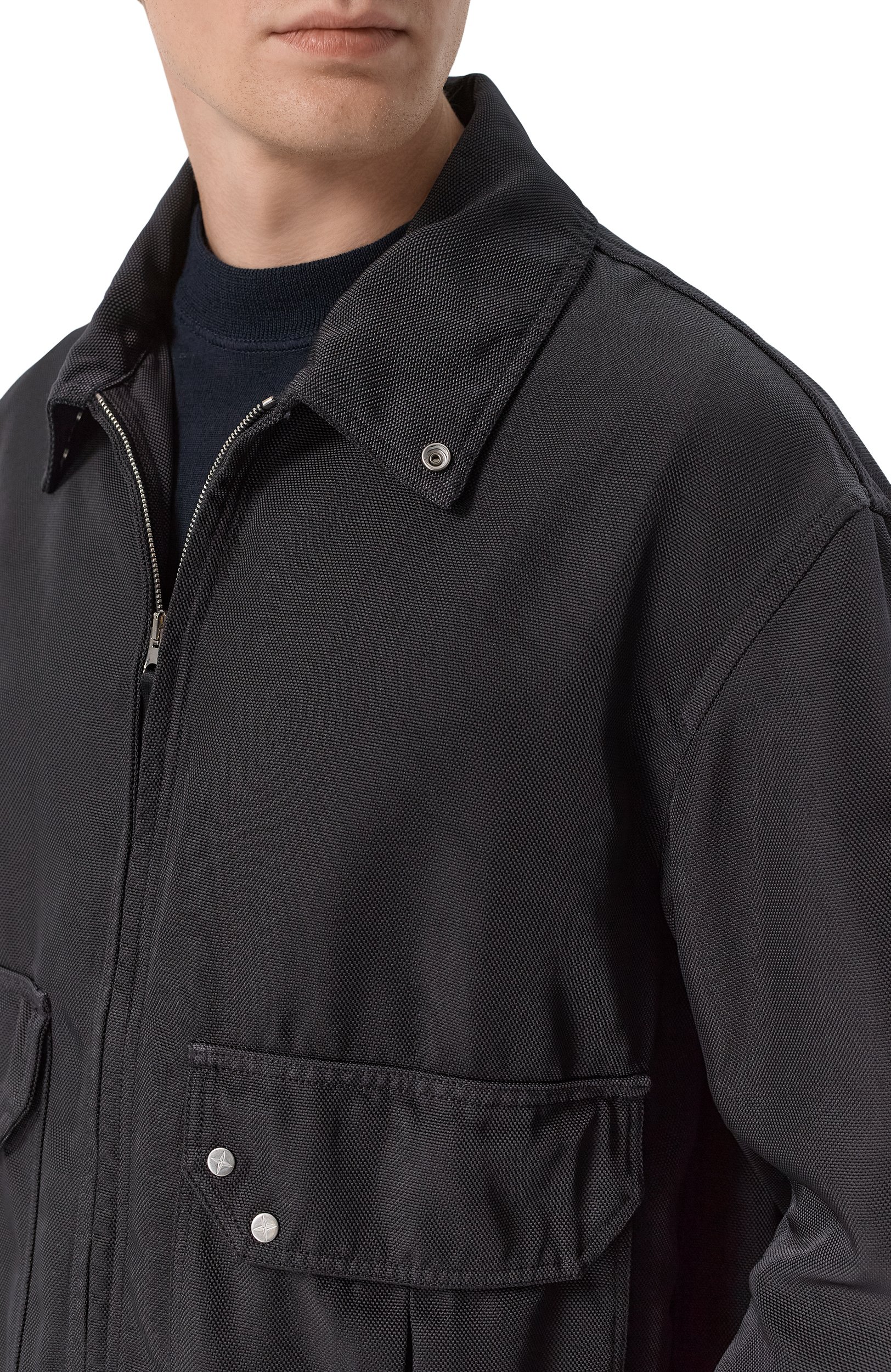 Куртка STONE ISLAND темно-синего цвета по цене 141000 руб., арт. L1S144100002/S0J20, фото 5 Куртка STONE ISLAND, арт. L1S144100002/S0J20, фото 5