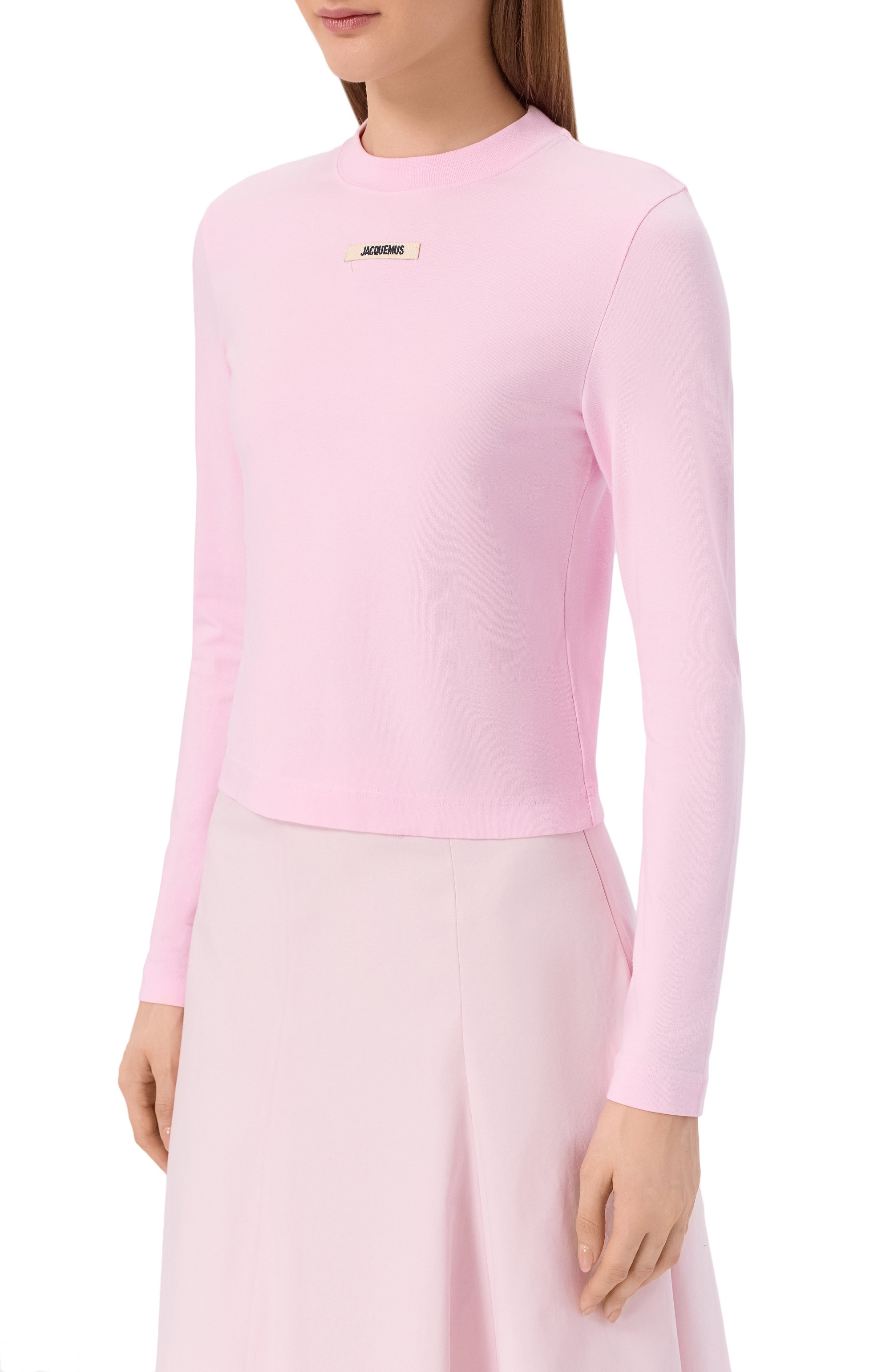 Хлопковый лонгслив JACQUEMUS, арт. 24ETSW00155/AJ00124, фото 3
