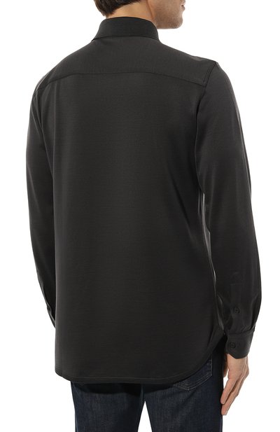 Рубашка из шелка и хлопка BRIONI, арт. UJII0L/P1628, фото 4