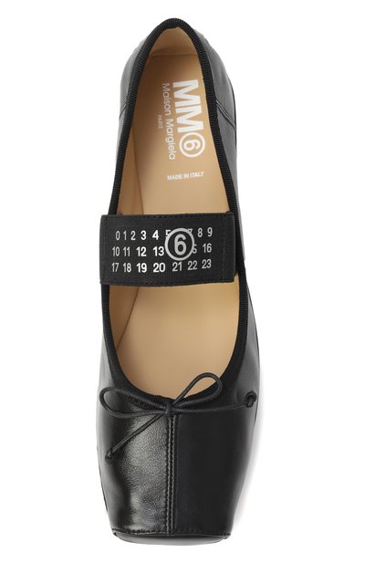 Кожаные балетки MM6, арт. 80971/VAR2/36-40, фото 4
