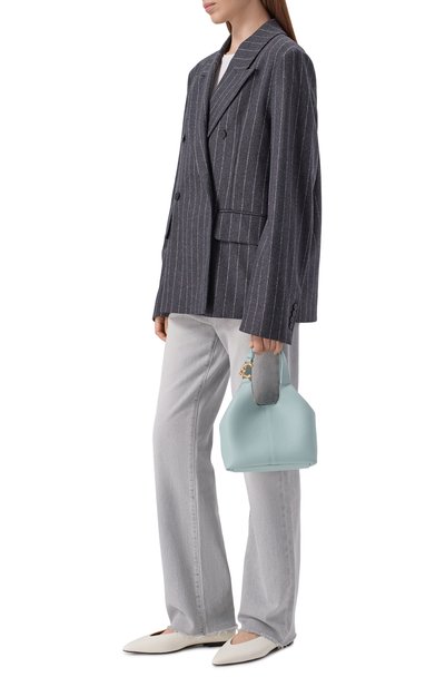 Сумка c-easy mini COCCINELLE бирюзового цвета по цене 31300 руб., арт. E1 SHA 58 01 01, фото 3 Сумка c-easy mini COCCINELLE, арт. E1 SHA 58 01 01, фото 3