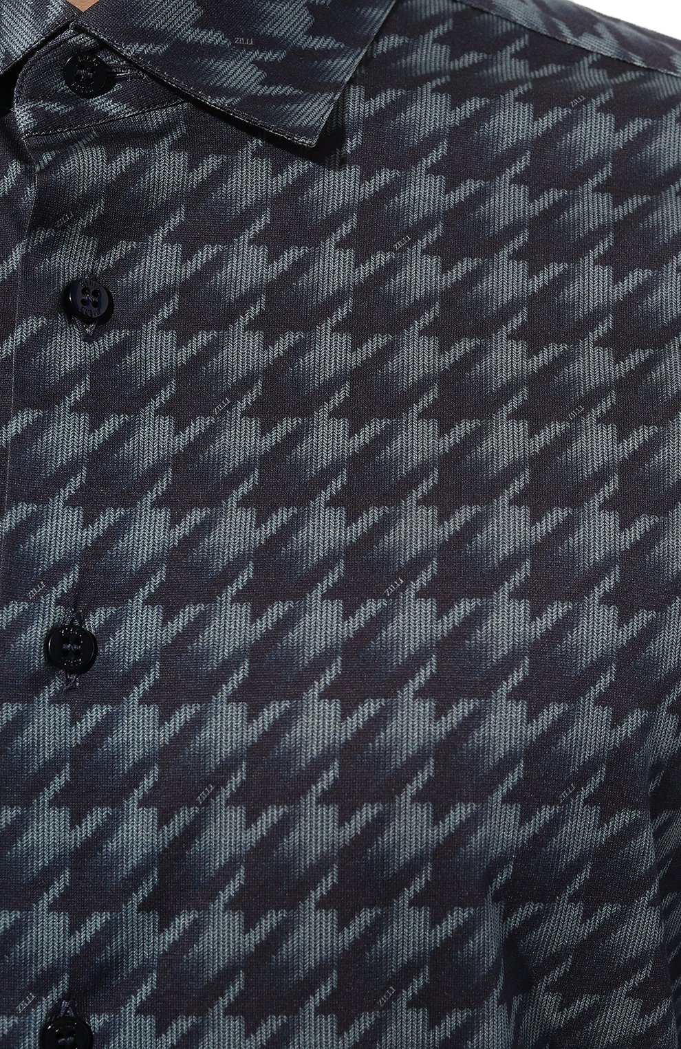 Хлопковая рубашка ZILLI, арт. CLAF01ZS84030ZSG18266, фото 5