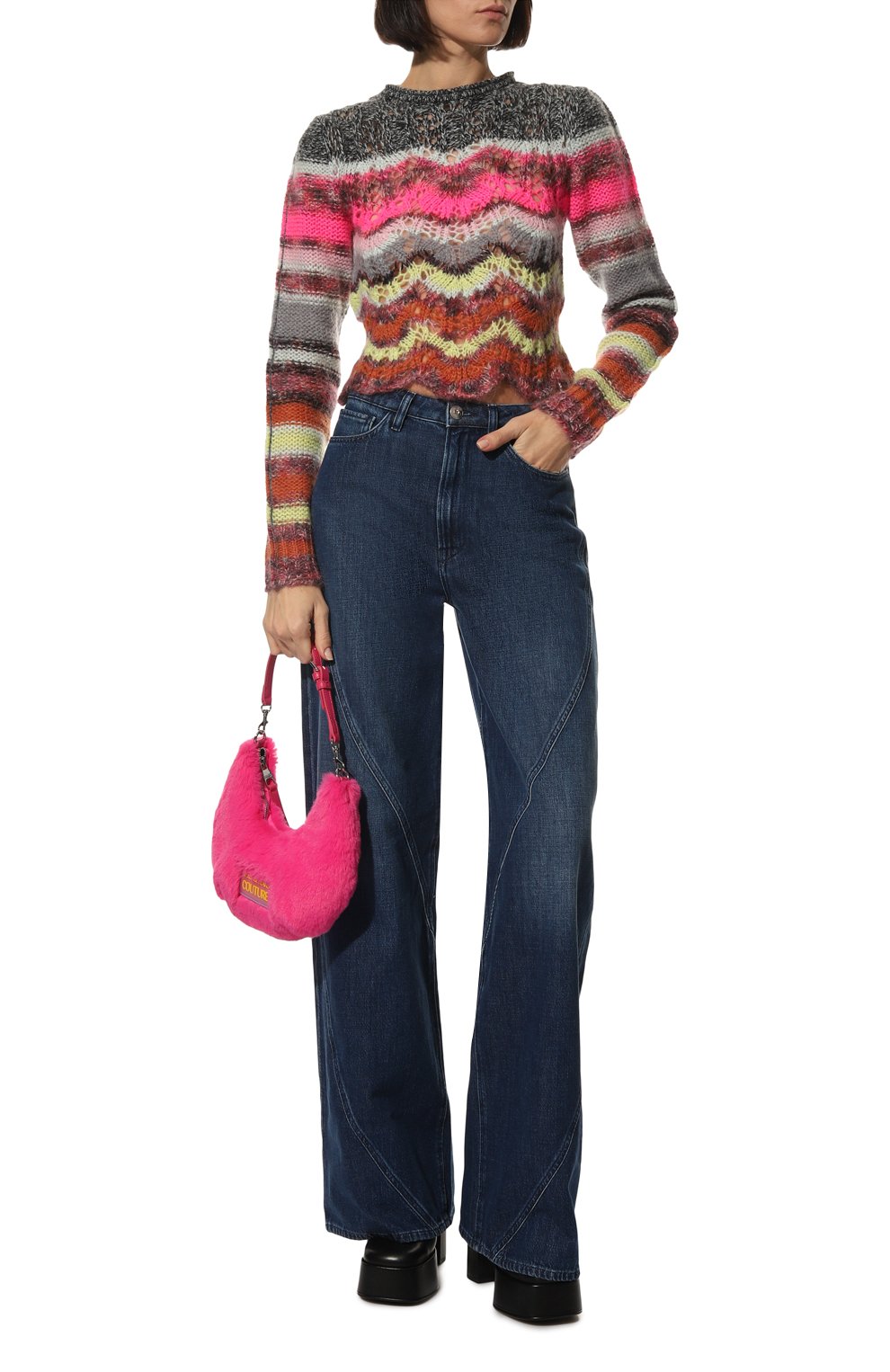 Сумка VERSACE JEANS COUTURE, арт. 73VA4BB2-RANGE B-FLUFFY BAGS. SKETCH/ZS359, фото 7